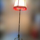 Lámpara de pie de hierro forjado, años 60