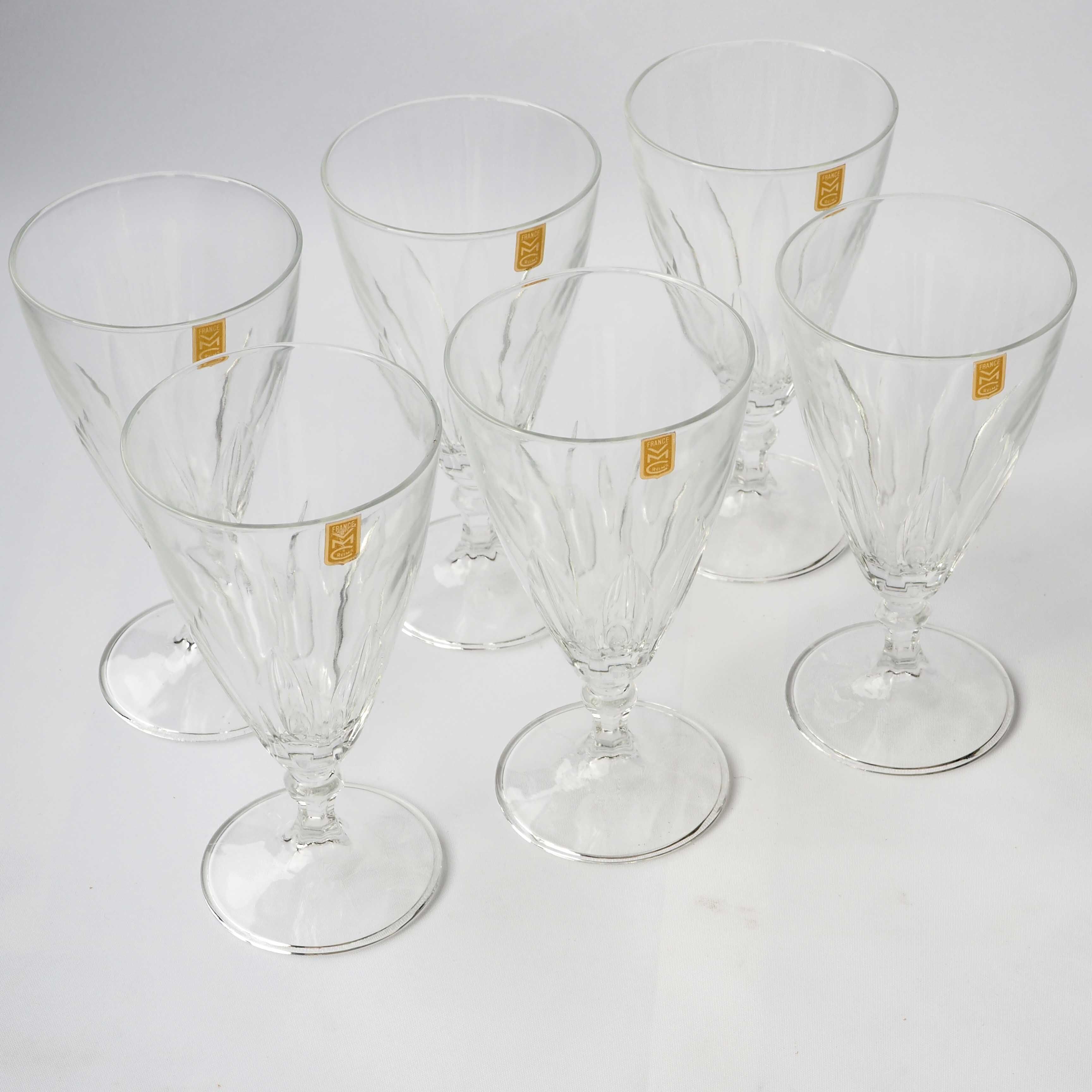 Set of 6 antique glasses