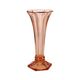 Pink Rosaline Art Deco Vase VSL Luxval Americain 23cm