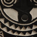 Black and white sun mask