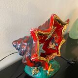 Vintage Vallauris Night Light Lamp in the Shape of a Shell