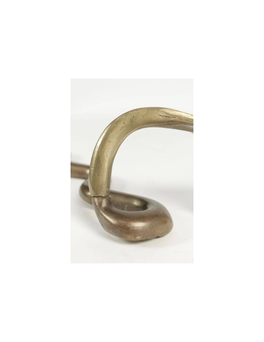 Cobra wall sconce in bronze, 1960s