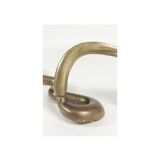 Cobra wall lamp in bronze 1960s