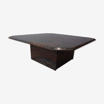Table basse en granit vintage