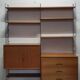 Wall bookcase wall bookcase edition WHB Germany from the 60s