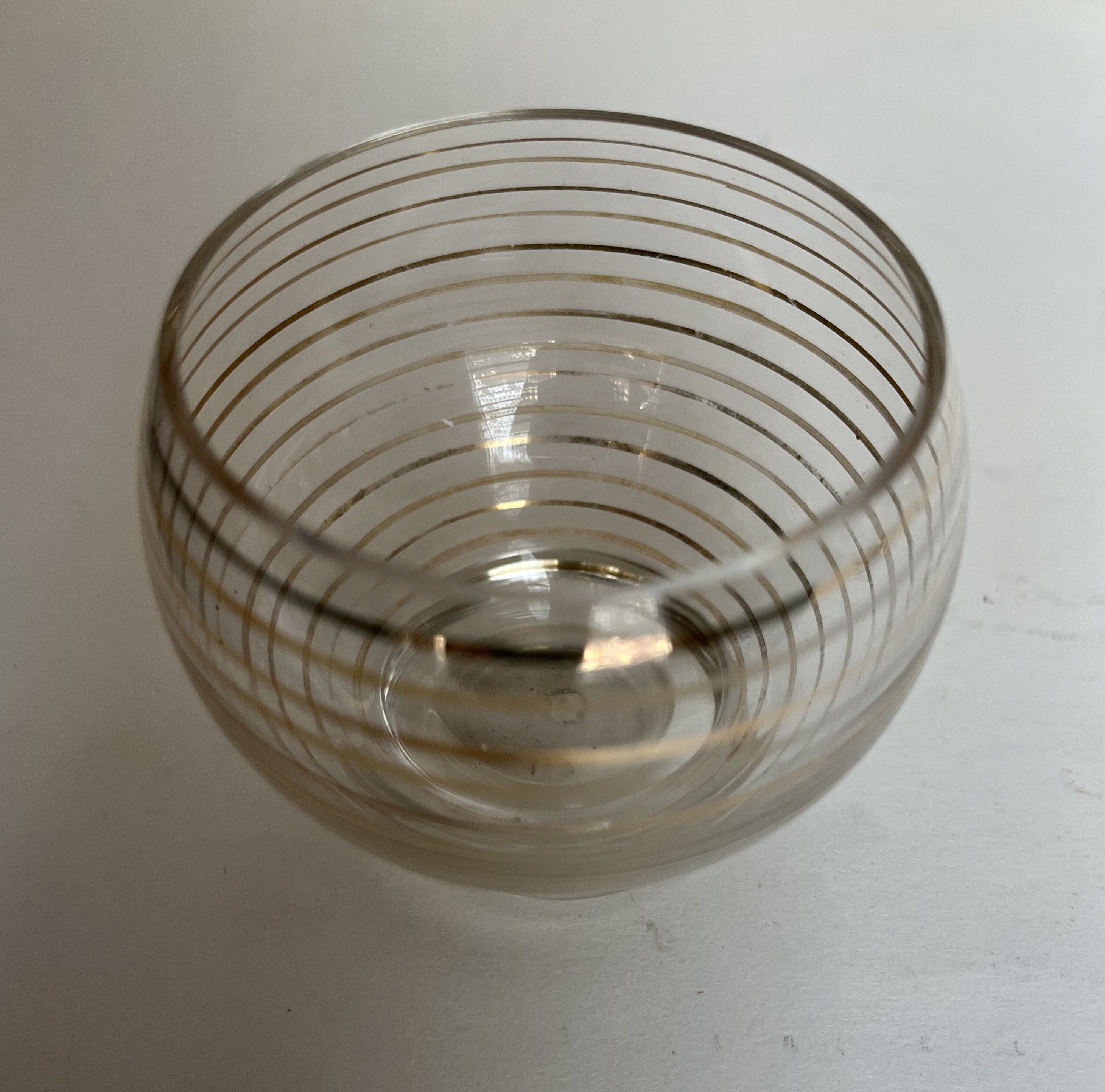 6 Antique wine glasses