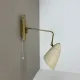 Rare Adjustable Theatre Wall Light in Brass in the Style of Stilnovo, Italy 1950s