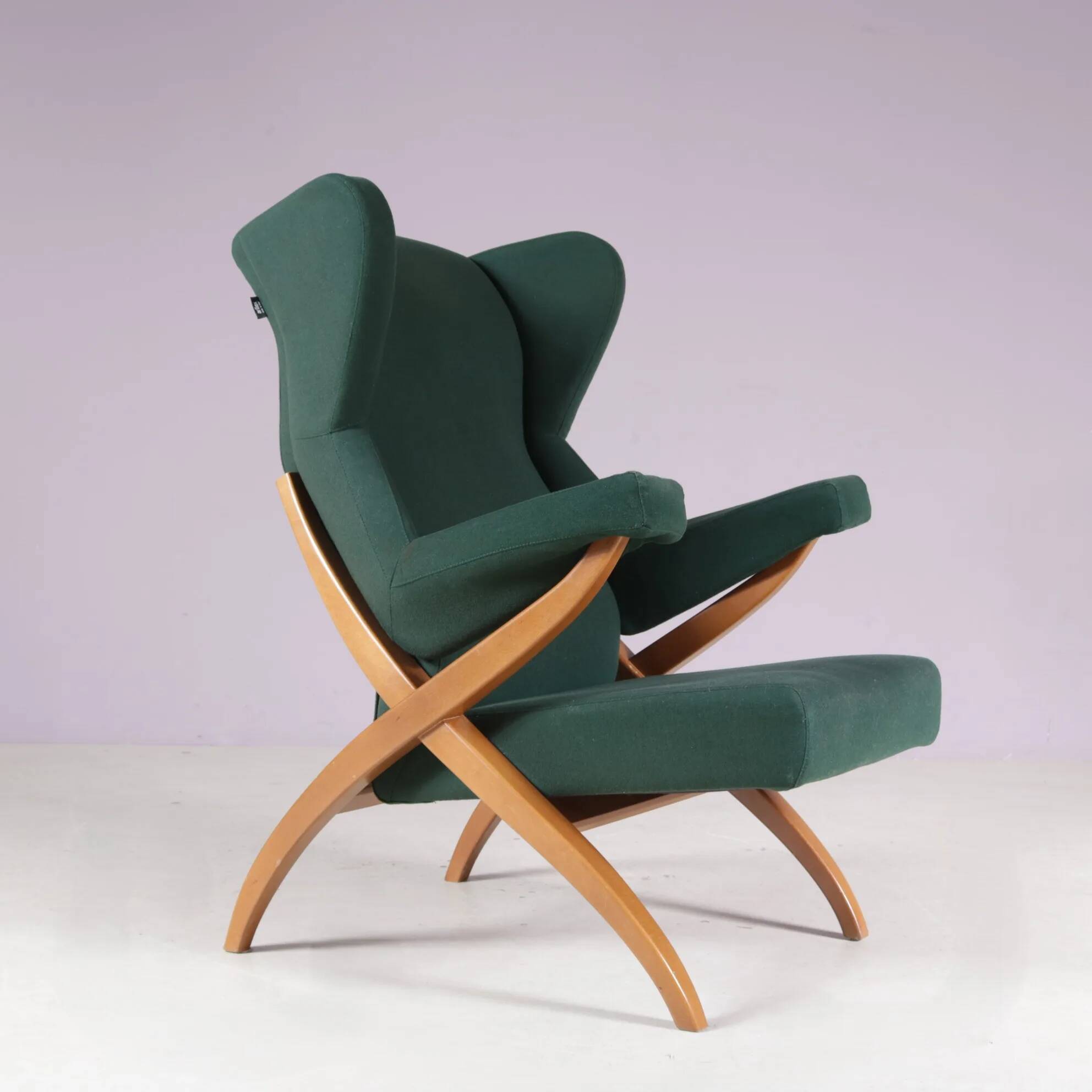 1980s Fiorenza high back easy chair by Franco Albini for Arflex Italy