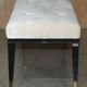 Chesterfield buttoned entrance bench in Fendi Casa velvet