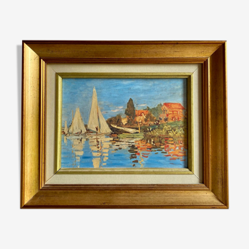 Tableau ancien, Marine, XX siècle