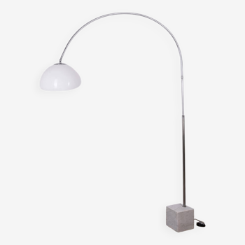 Vintage 70's arc lamp adjustable italian design