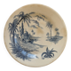 Antique Gien plate "Views of the East" – Ironstone