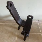 Rustic tripod stool