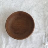 Natural teak bowl, vintage Scandinavian design