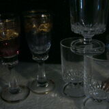 17 ex liquor crystal glass set