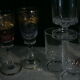 17 ex liquor crystal glass set