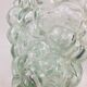 2 carafe bottles with bunches of grapes in glass - Empoli - Vintage