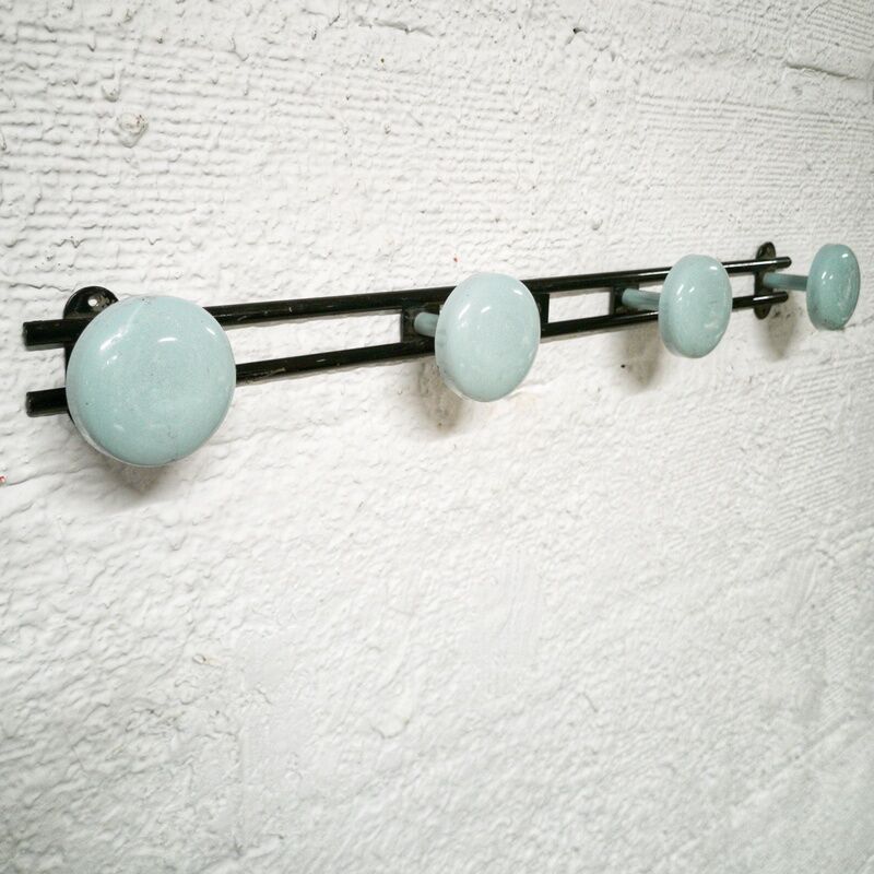 Vintage metal coat rack