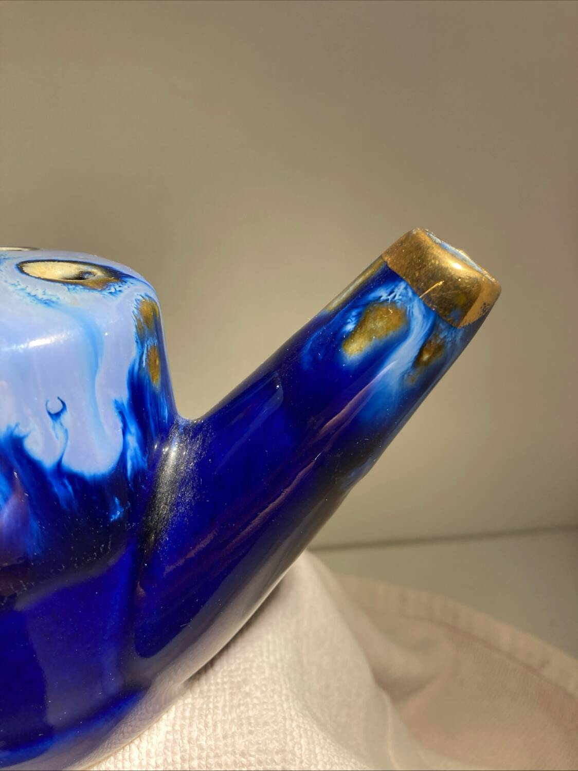 Alphonse mouton flower holder in the shape of a watering can