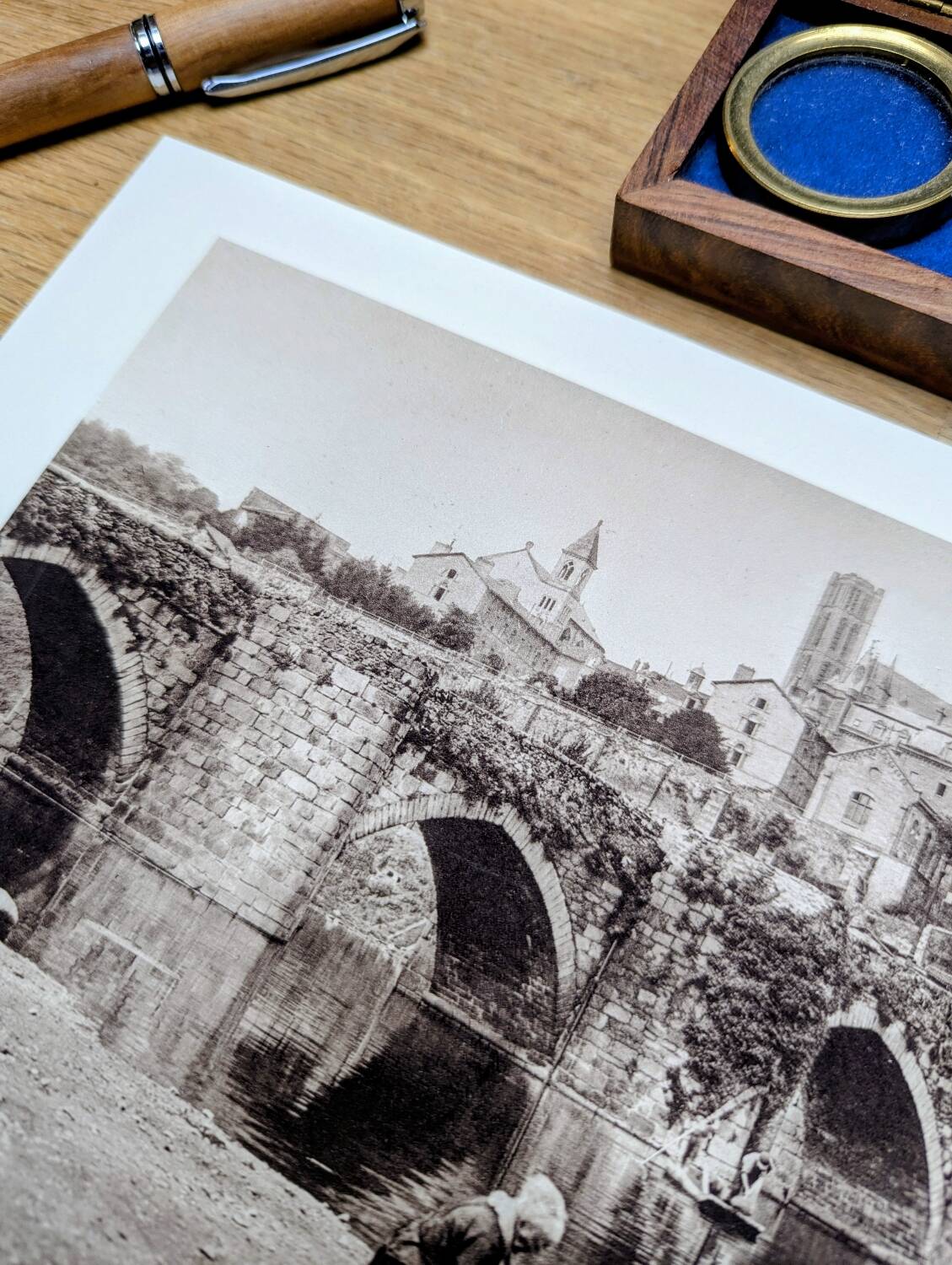 Limoges, Haute-Vienne, photo plate printed in 1942. By Auclair.