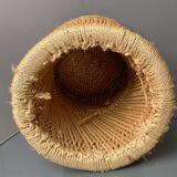 Vintage 70'S rattan and rope stools