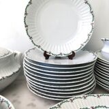 Service assiettes pour 12 personnes 1970