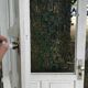 Ancienne porte En bois vitrée Vintage