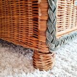 Rattan wardrobe