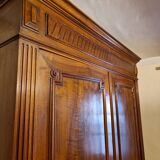 Louis-Philippe style wardrobe with a low drawer