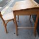 Bureau d'enfant et sa chaise vintage