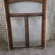 Pair of solid oak windows from the early 20th century.