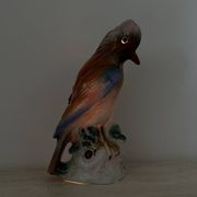 Lampe à parfum vintage en porcelaine oiseau, années 1950