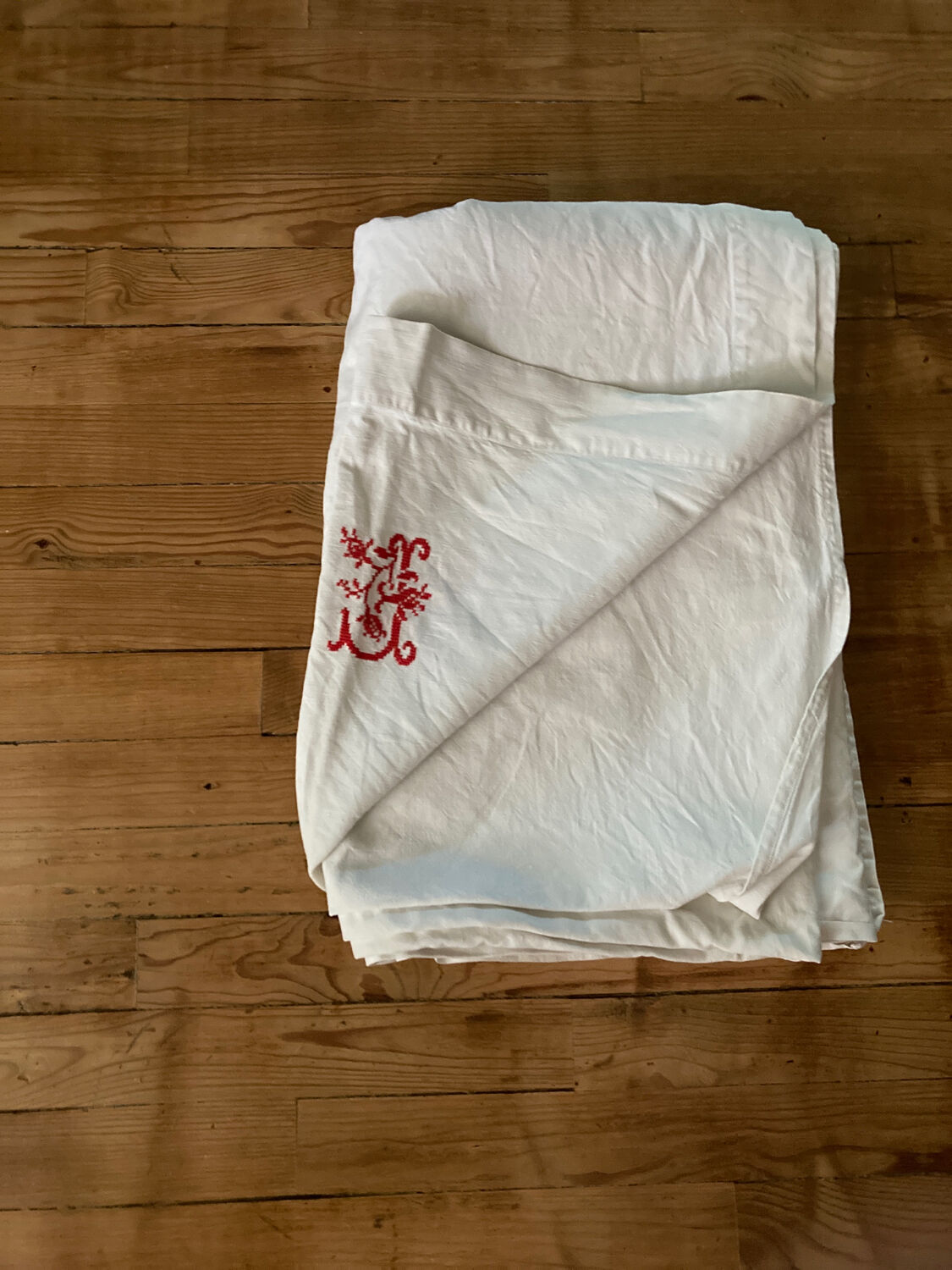 Linen sheet and old cotton