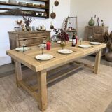 Large farmhouse table with extensions