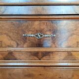 Walnut cabinet with Louis Philippe mirror door