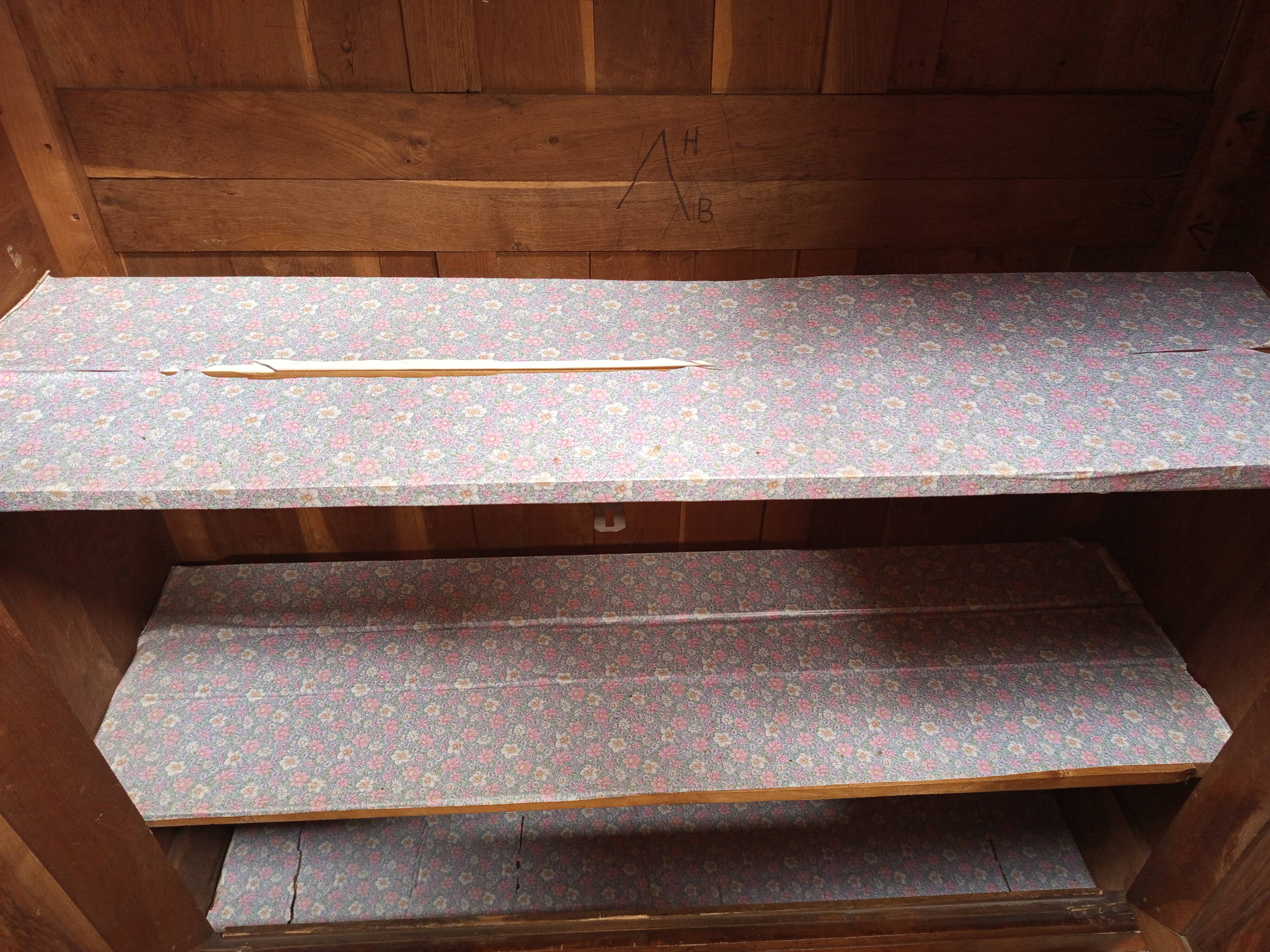 Louis Philippe period walnut wardrobe