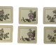 6 floral placemats