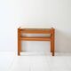 Scandinavian Oak Vintage Footstool