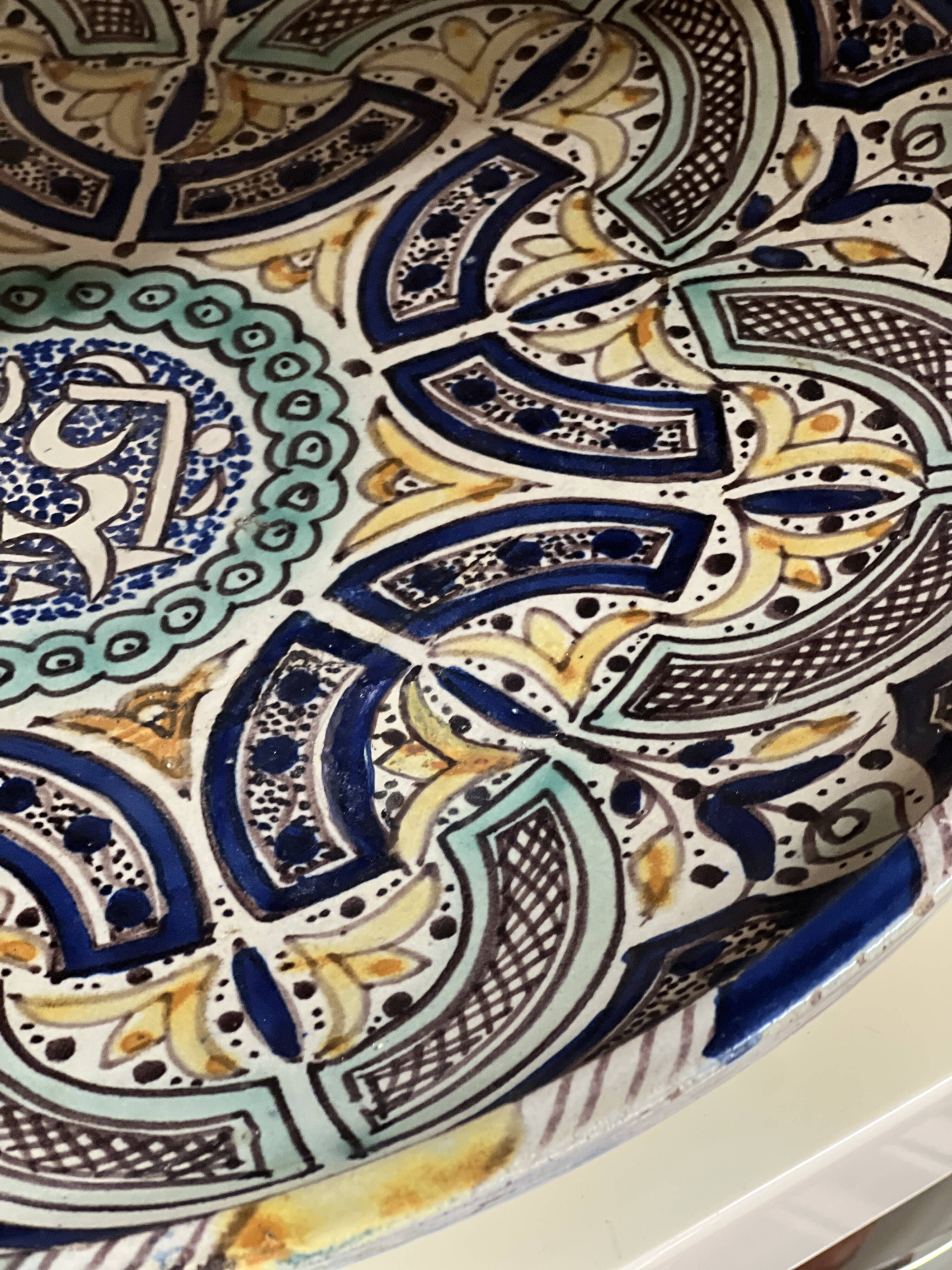 Large Moroccan dish