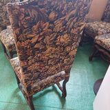 Louis XIII style chair with sheep bone legs