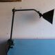ELAUL articulated workshop lamp with clamp – 1930s/50s