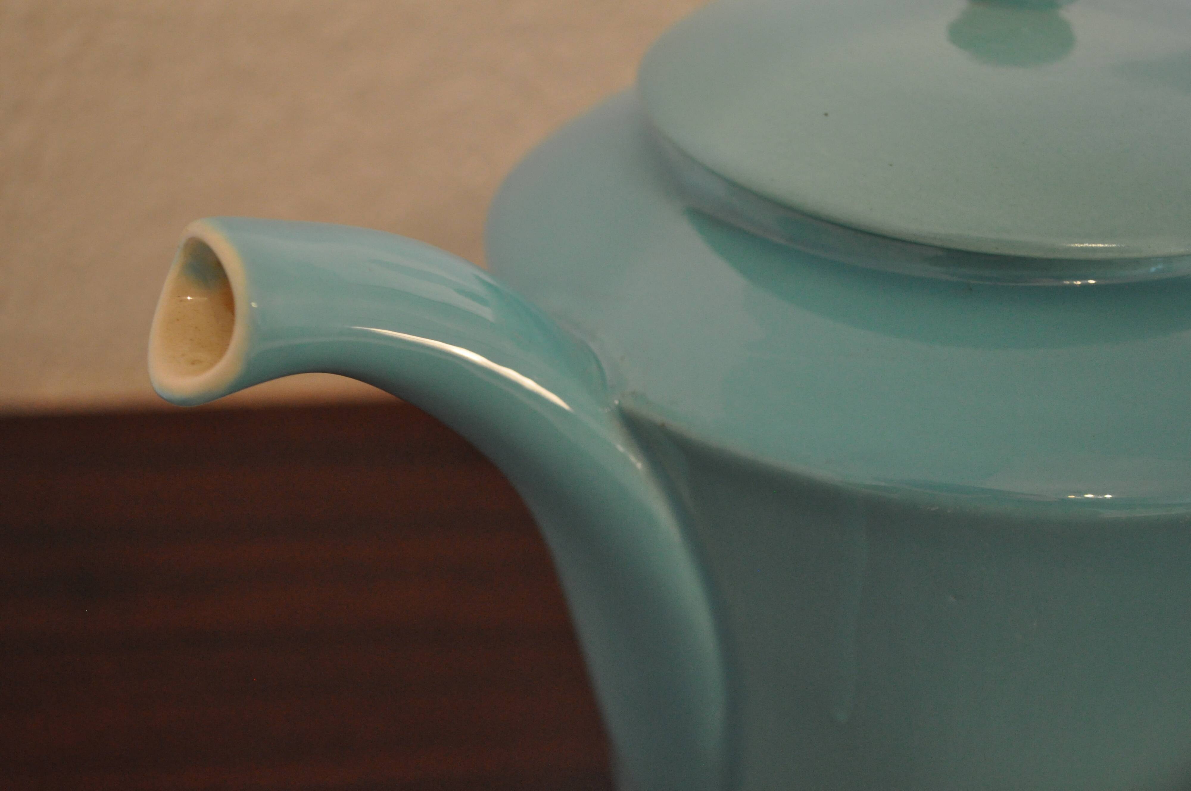 Blue teapot