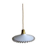 Suspension vintage en opaline
