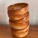 6 stoneware bowls