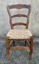 Louis Philippe chair, woven seat, late 19th century.