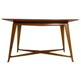 Wooden Coffee Table in the style of Gio Ponti, Italy, 1950s