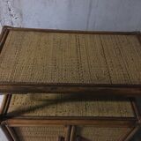 60s rattan buffet