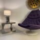 Lampe Spirale de Jacques Charpentier. France 1972