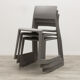 Chaise inclinable Vitra Tip Ton grise