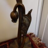 Maurice Bouval art nouveau lamp